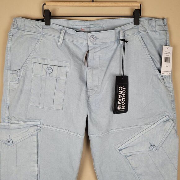 Jordan Craig Size 40x32 Aaron Trailblazer Cargo Pants Utility Ice Blue NWT - Picture 3 of 16